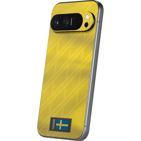 Sweden Soccer Flag Pixel 9 Pro XL Skin